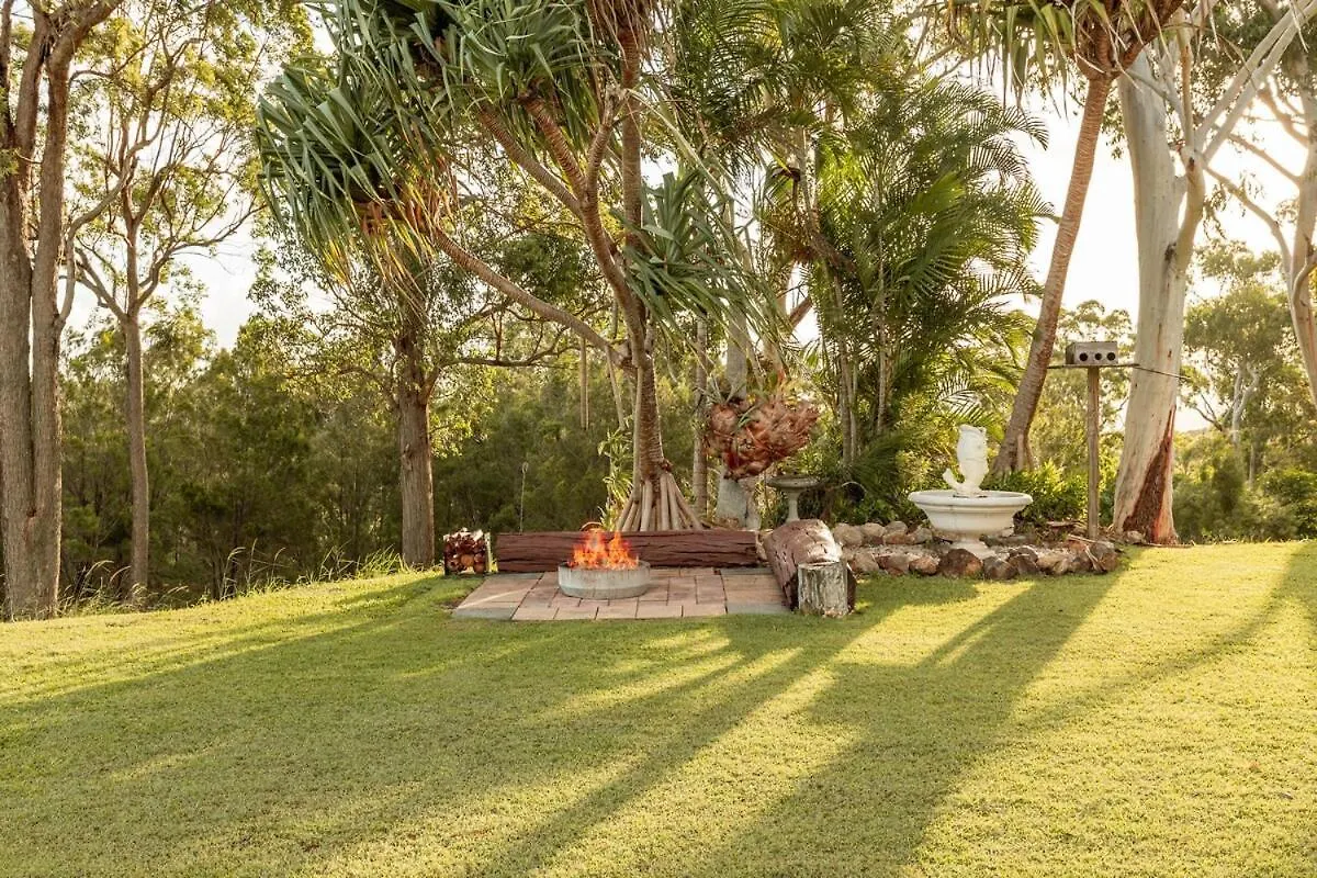 Ocean Views Close To Coolum Pet Friendly Firepit Mountain Views Yandina Creek Australien